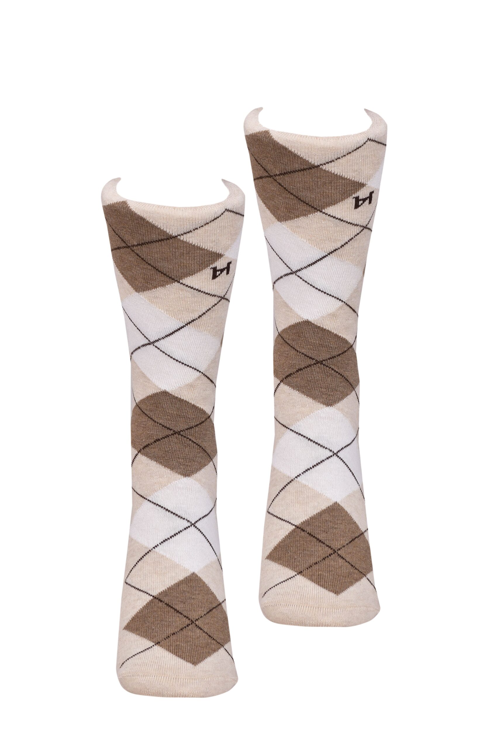 Socks - Style 4 (Argyle Pattern  With Fine Lines)
