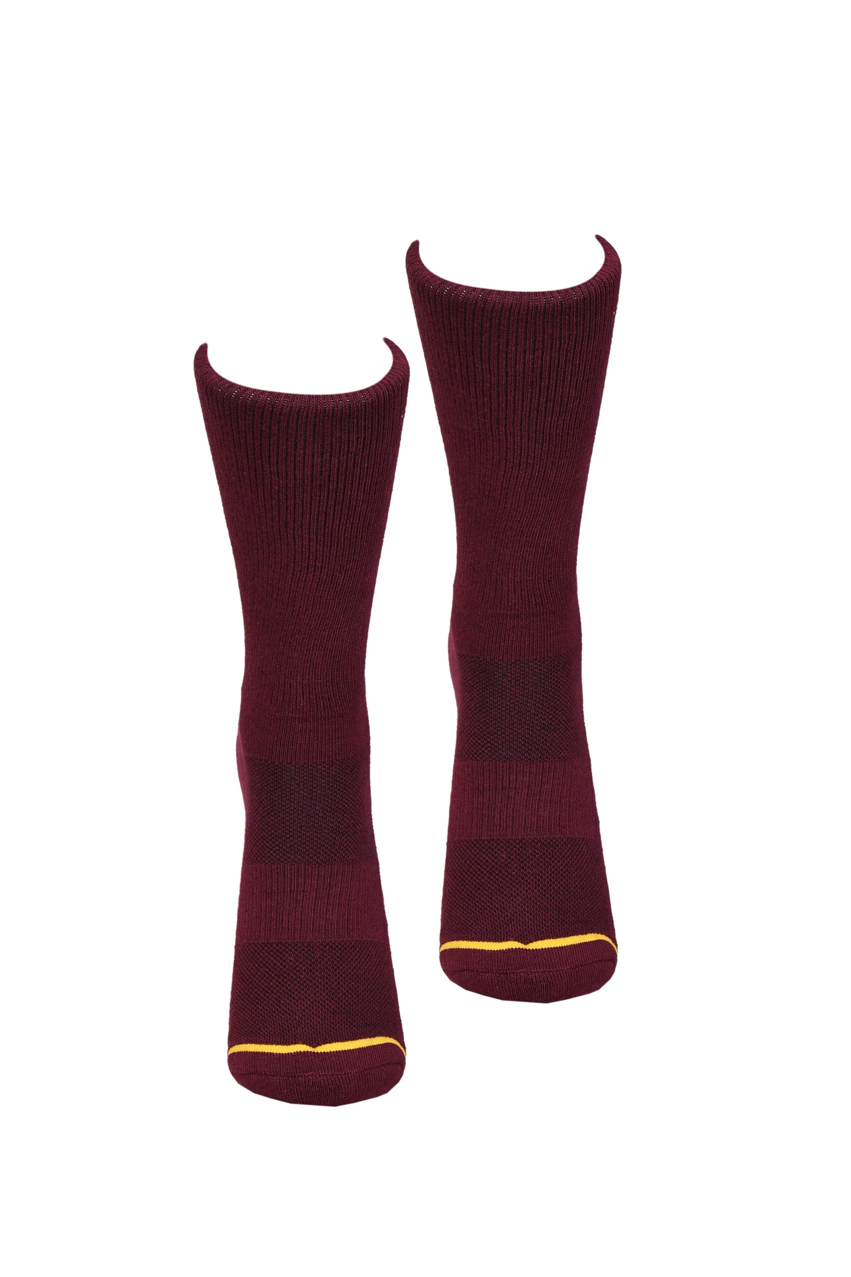 Socks - Style 3 (Solid Colour with yellow embroidered Logo)
