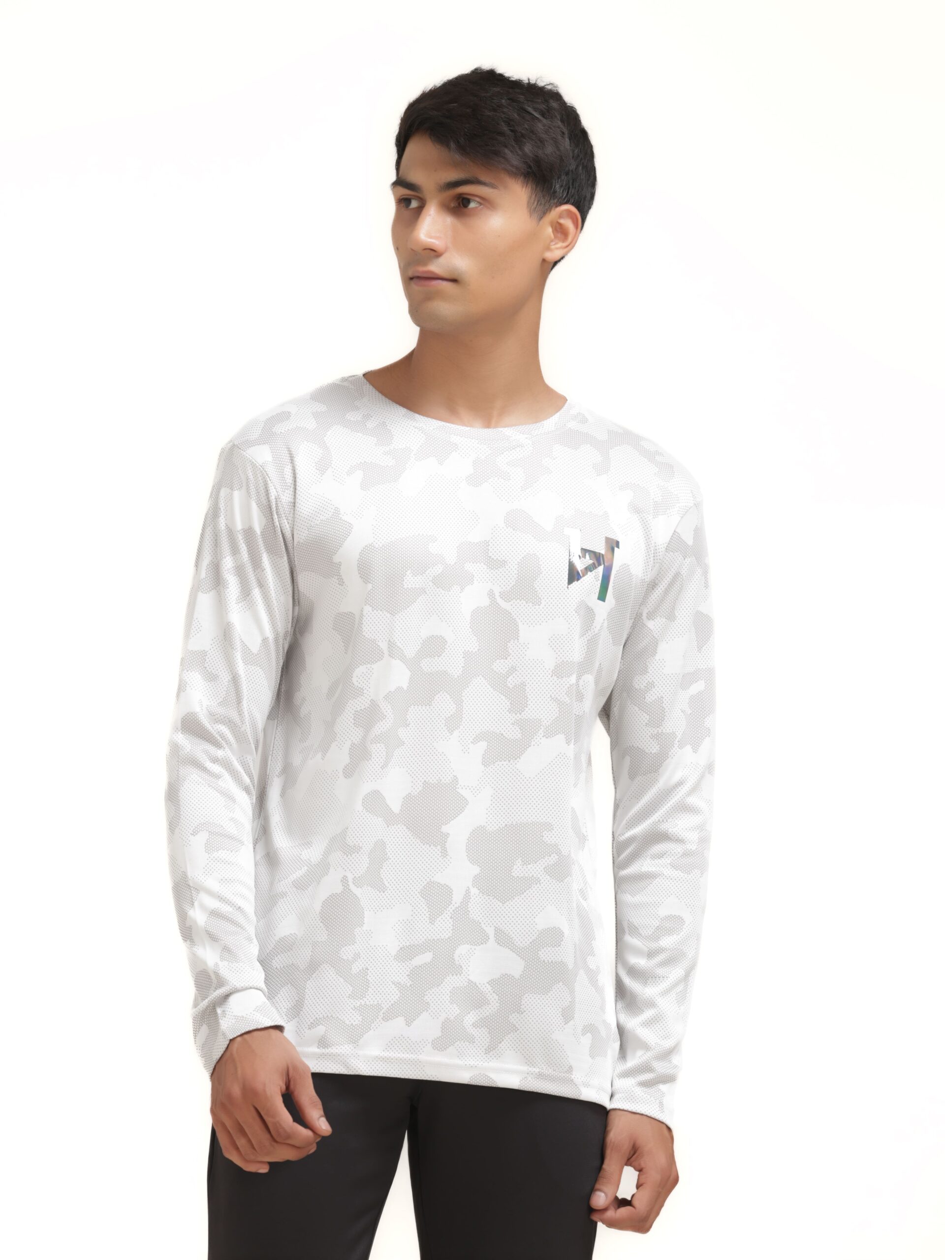 Full Sleeves White T-Shirt