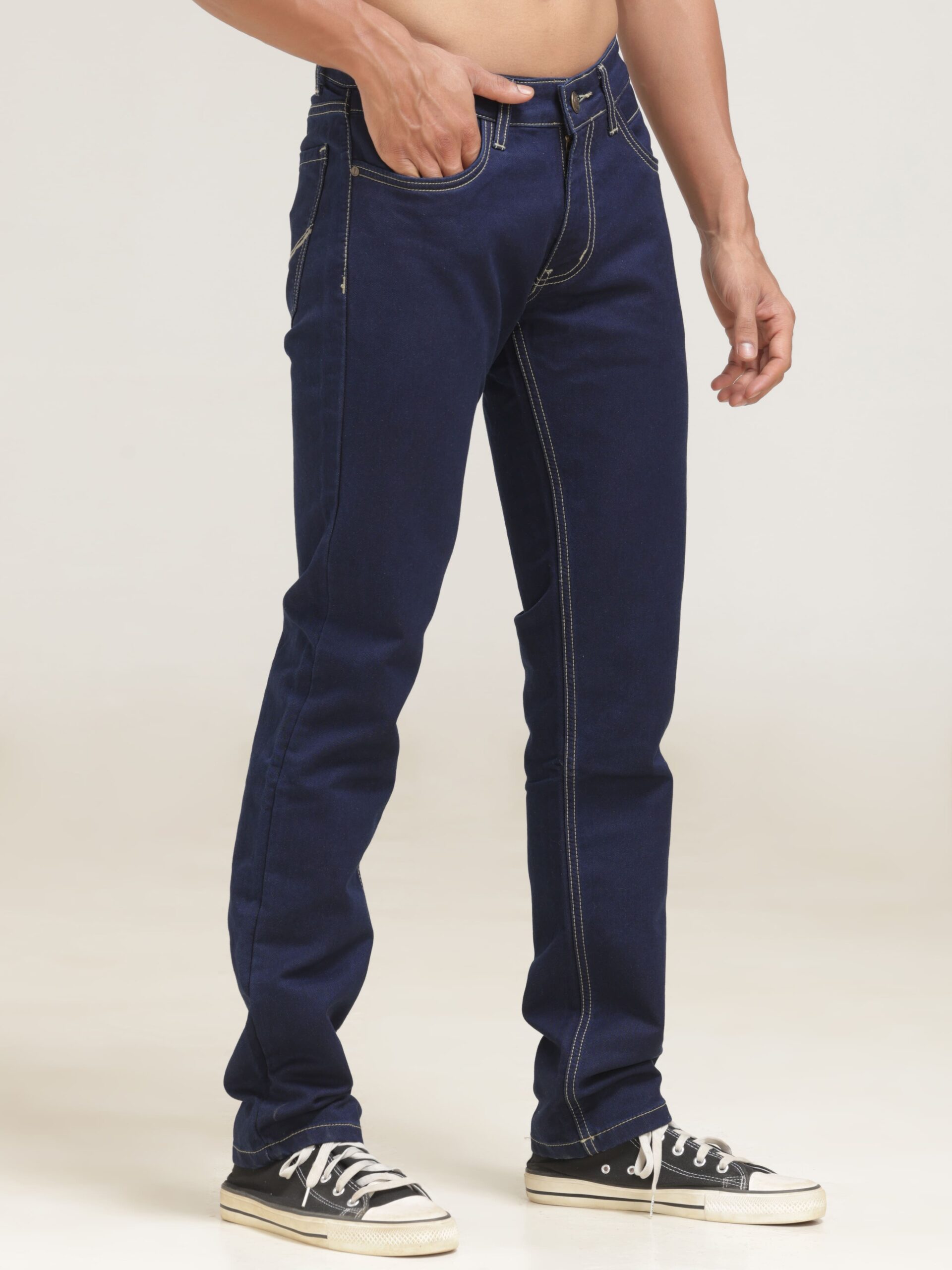 Full Length Denim Blue Jeans